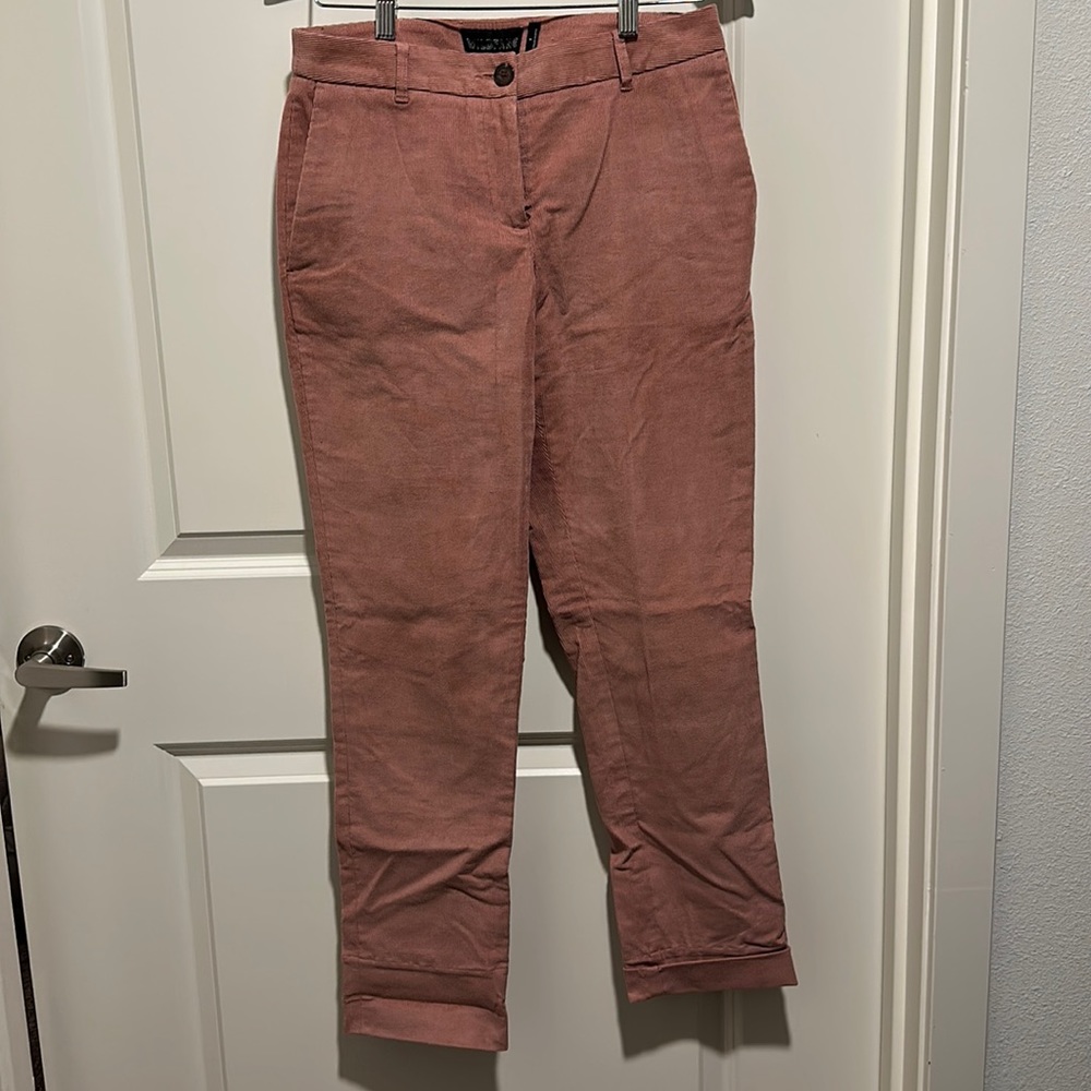 Wildfang Pink Corduroy Trousers - Size 2